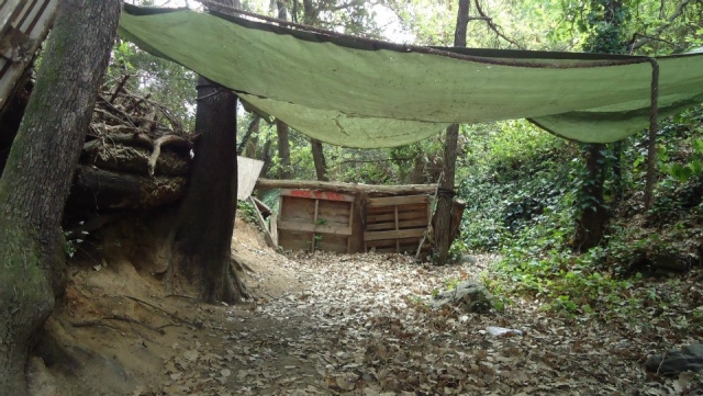 Instalaciones del campo de airsoft
