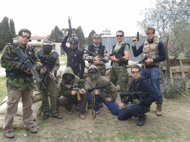  Playing airsoft in Madrid 