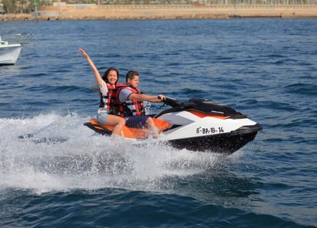  Couple on the jet ski 