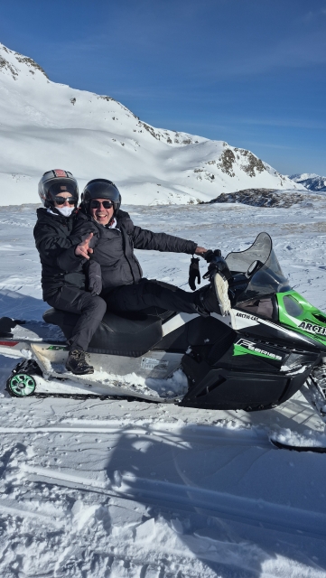 Review of ANDREA about Off road snowmobile route in Andorra 30 min