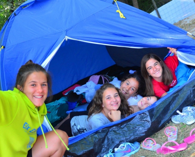 Acampadas al aire libre