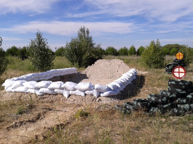 BUNKER CON SACOS TERREROS