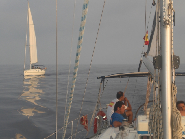  Alboran-Meer, flache See 