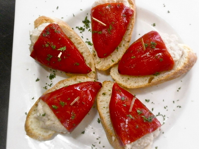 Tapas de pimientos