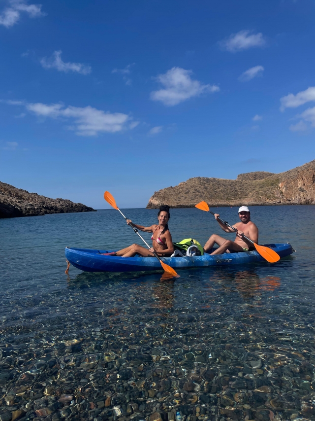 Opinião de Isabel sobre Rota de caiaque + snorkeling para Cala fechado, 3'5h