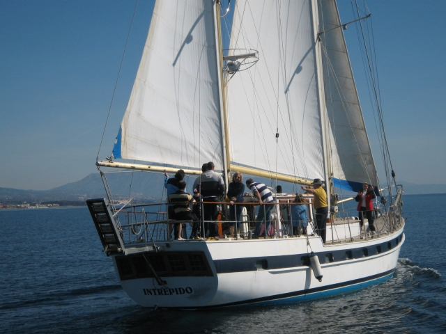  Group on the sailboat 