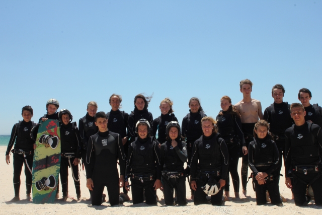 Kite Group en la playa