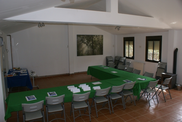  Sala de jantar do acampamento em Málaga 