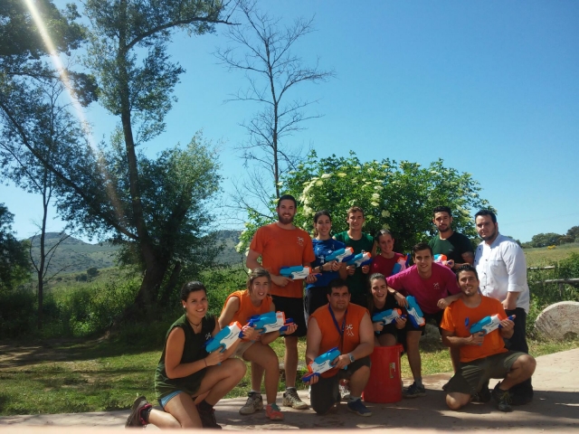  Grupo de monitores em Archidona 