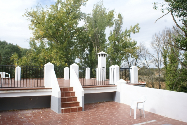  Terraço da piscina em Archidona 