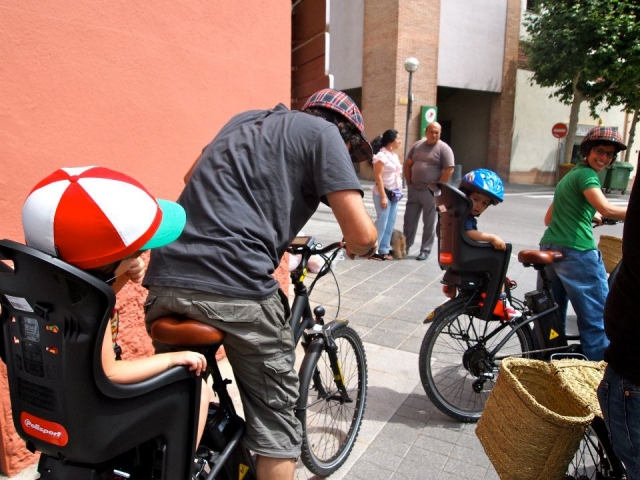 bicicletas con silla infantil