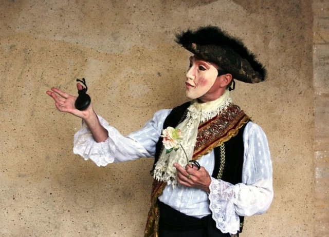 Actor en las calles de Toledo