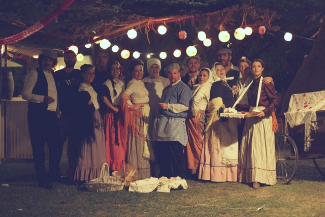 Caracterizados para la fiesta