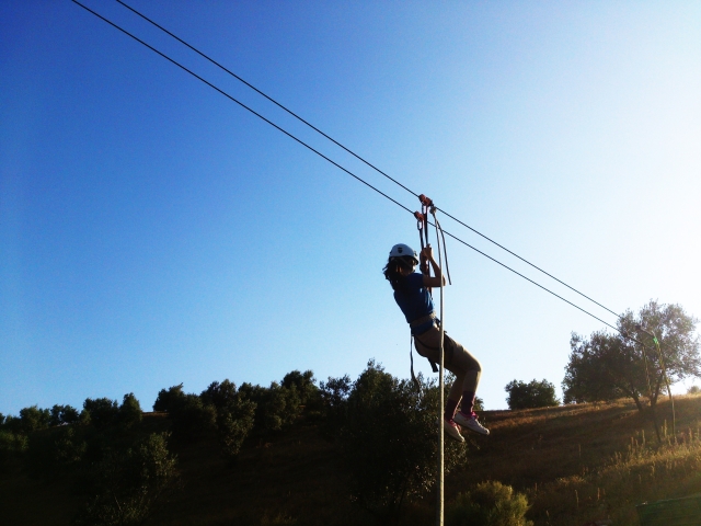  Tyrolienne au camp Granada 