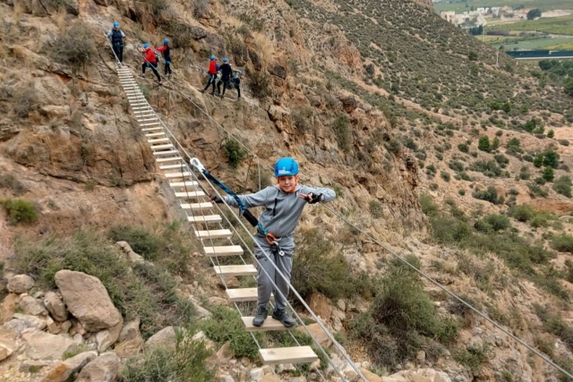 Vía ferrata apta para niños