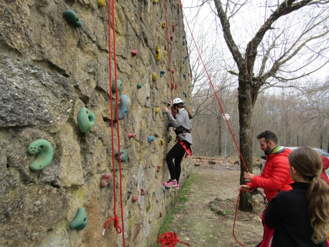  Climbing the wall 
