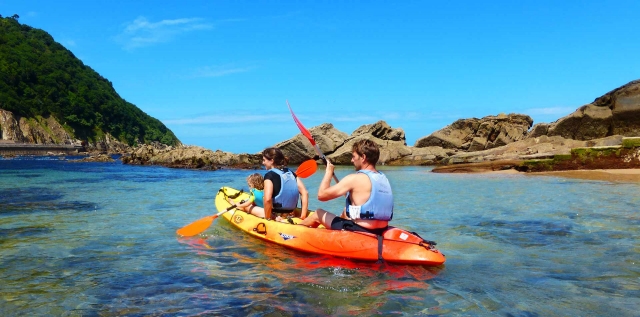 Kayak en familia