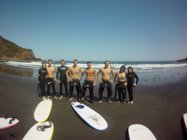 Aprendiendo a surfear