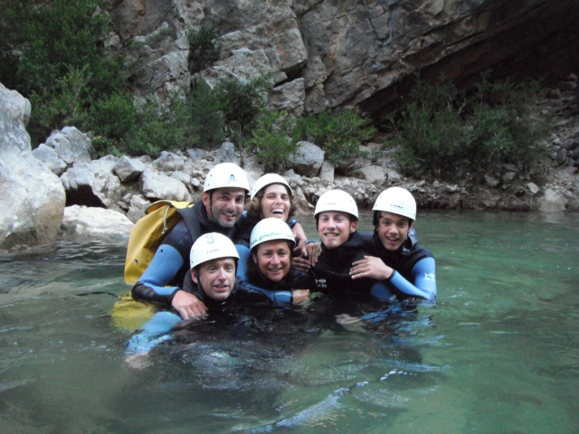canyoning rock and water initiation 