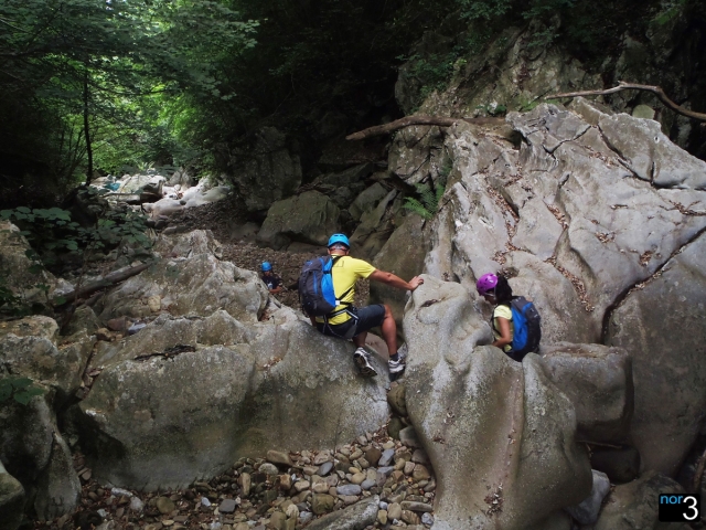 Tramo de barranco seco