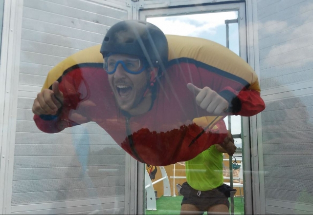 Experimentando el tunel de viento