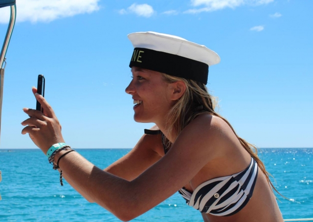 Marinera a bordo