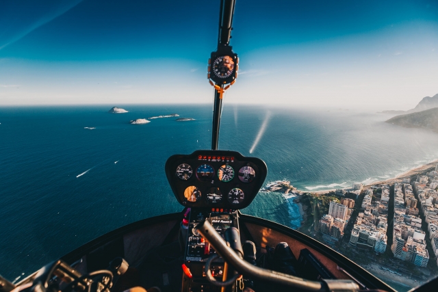 Vedere il mare dall'elicottero 