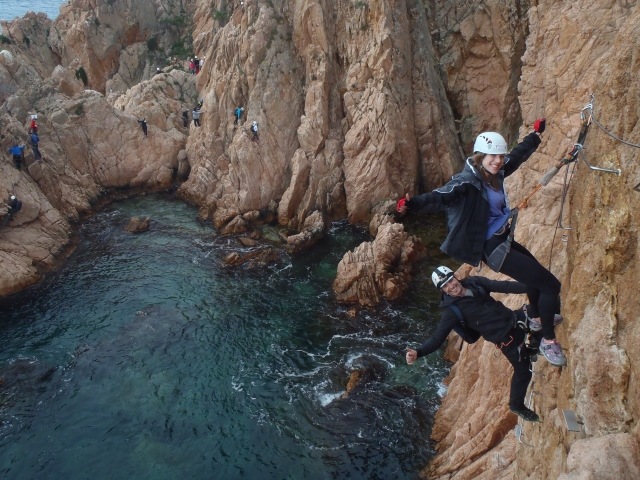  Letting go on the ferrata 
