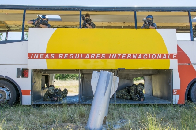  A paintball game like you've never experienced before 