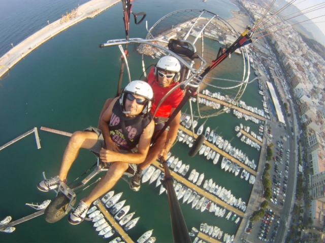  Flying over the Almeria coast 