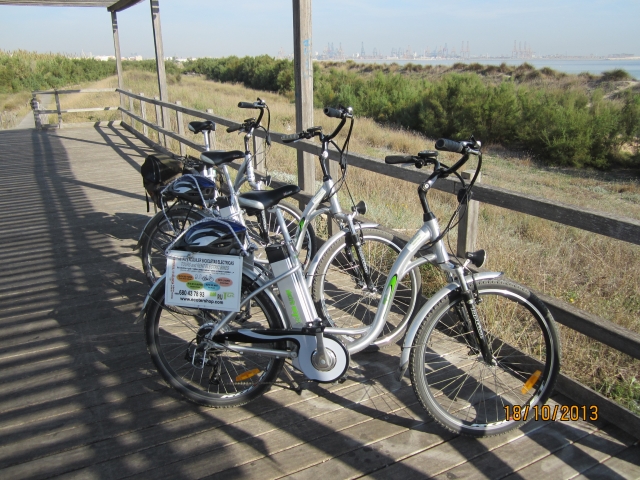  Our bikes waiting 