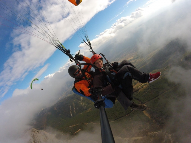 Aventura aerea en parapente