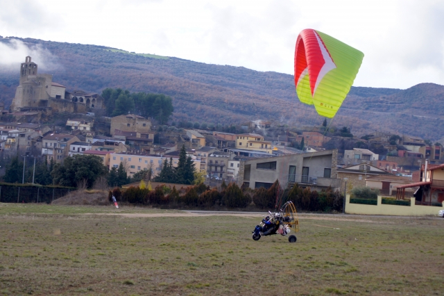 Paramotor en Ager