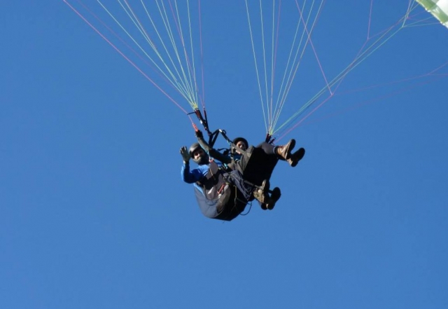 Compartiendo bautismo de vuelo