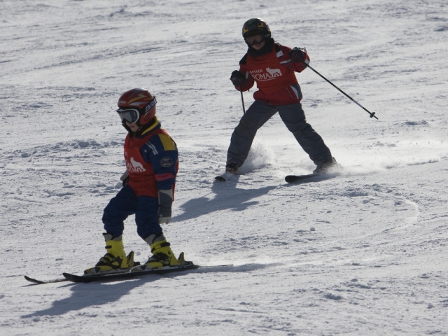 Clases de esquí en Valdesquí