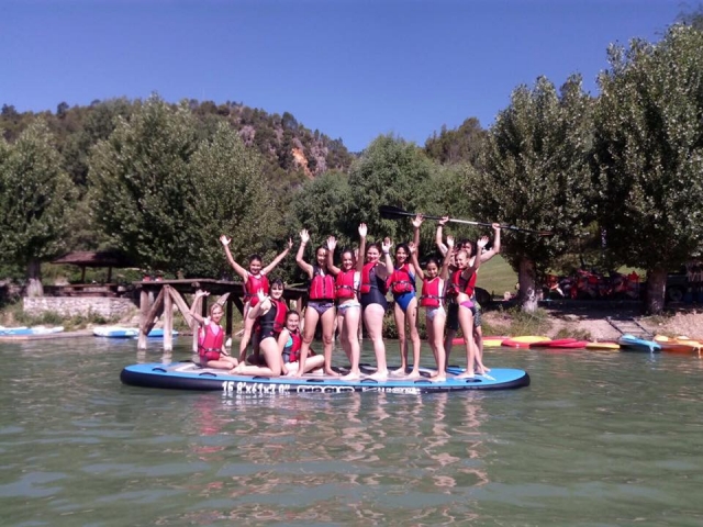 Big sup en el campamento