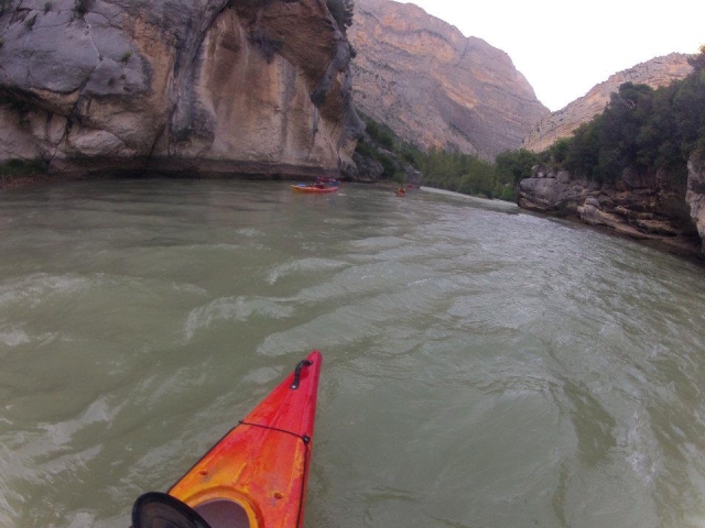 Paseando con el kayak