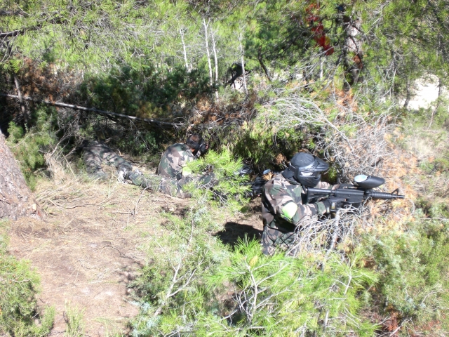  Natural paintball scene in Murcia 
