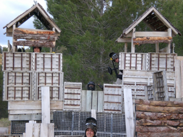  Playing paintball in Murcia 