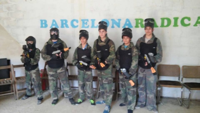 Preparados para el paintball infantil