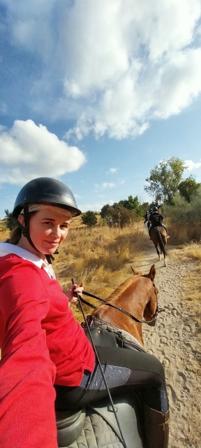 Opinión de Sara sobre Ruta caballo grupal Peñagrande y Dehesa Quemada 1h