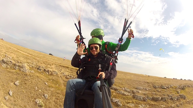 Vuelo libre en parapente