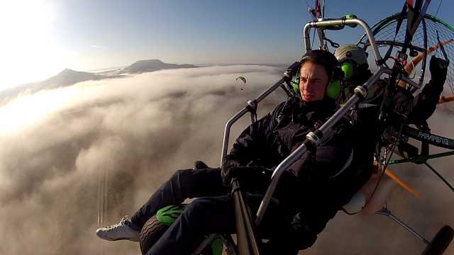 Volando entre nubes