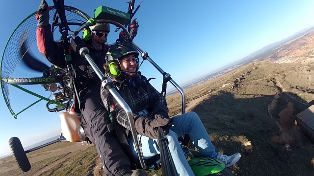 Vuelo en paramotor