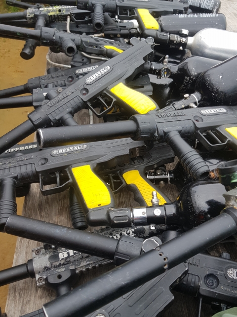  Our paintball weapons 