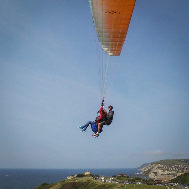 Zweisitzer-Flug in Madrid 