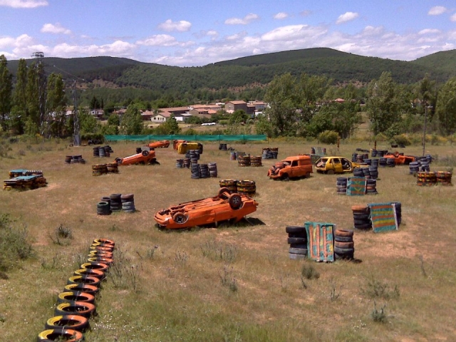 escenario paintball León