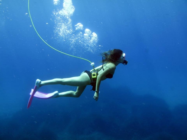 discovering the underwater world 