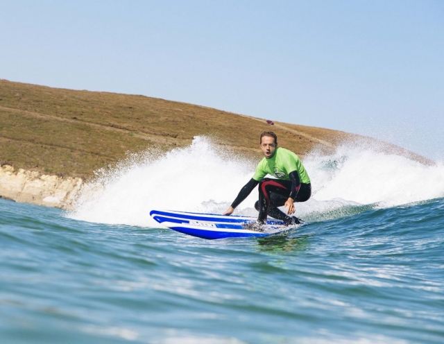 Cogiendo una buena ola