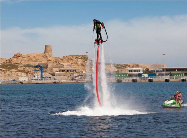 Flyboard en embalse en Cadiz